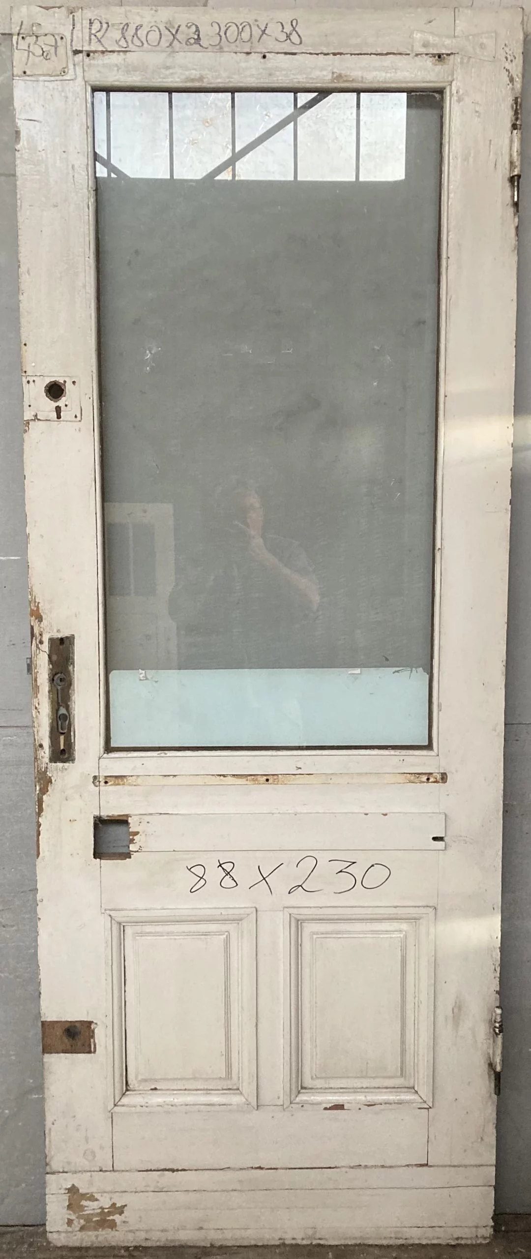 Haustür, Kaufmannsladeneingangstür Nr. 437 Jugendstil