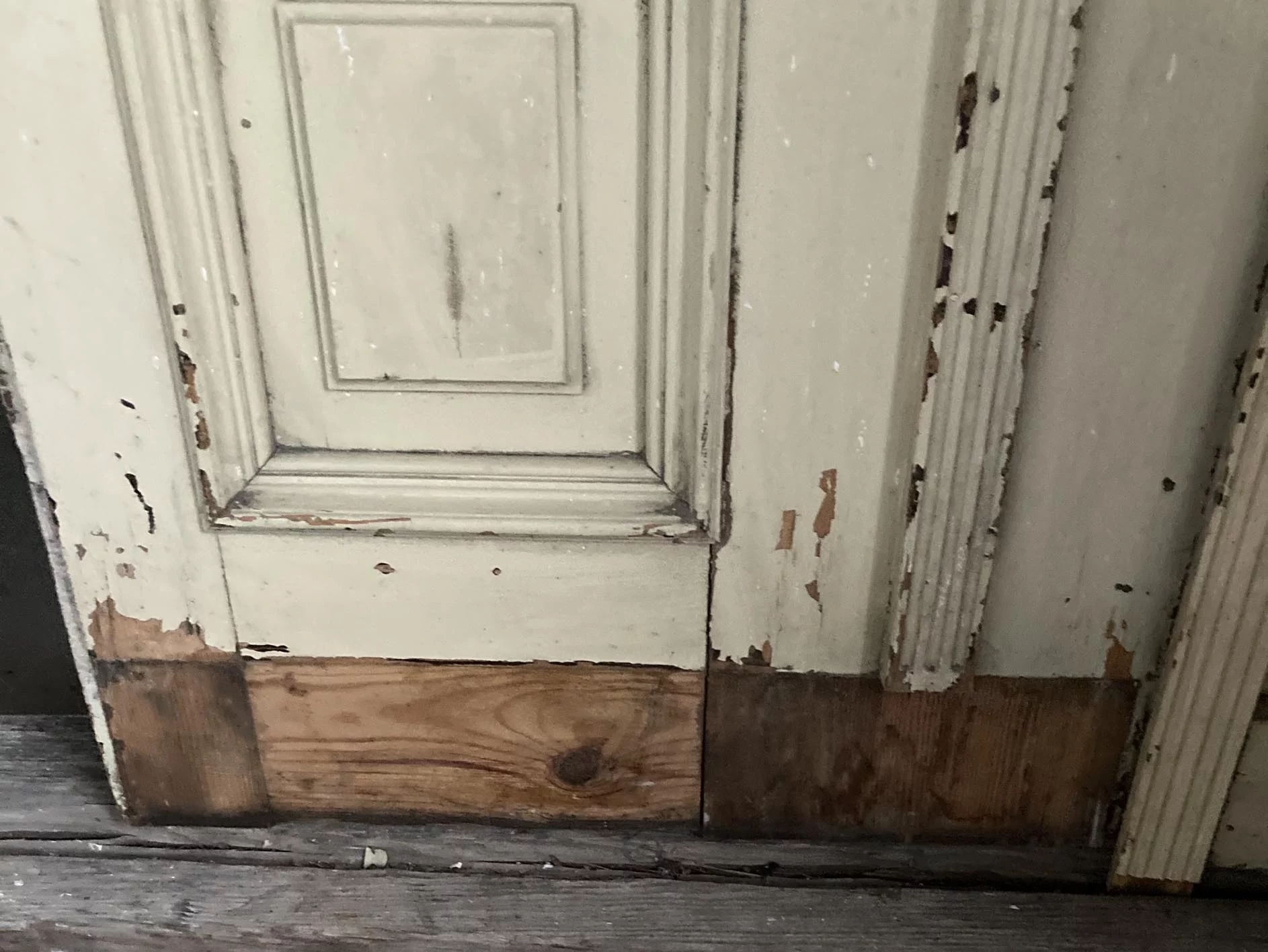 Zweiflügelige Zimmertür Nr. 501 Spät-Biedermeier – Bild 4