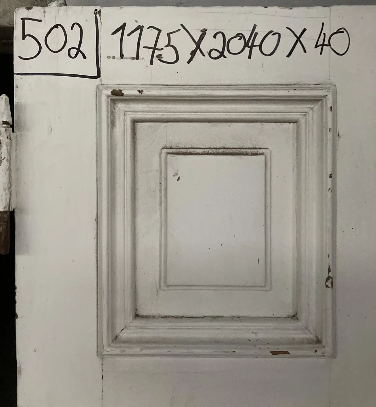 Zweiflügelige Zimmertür Nr. 502 Spät-Biedermeier – Bild 4