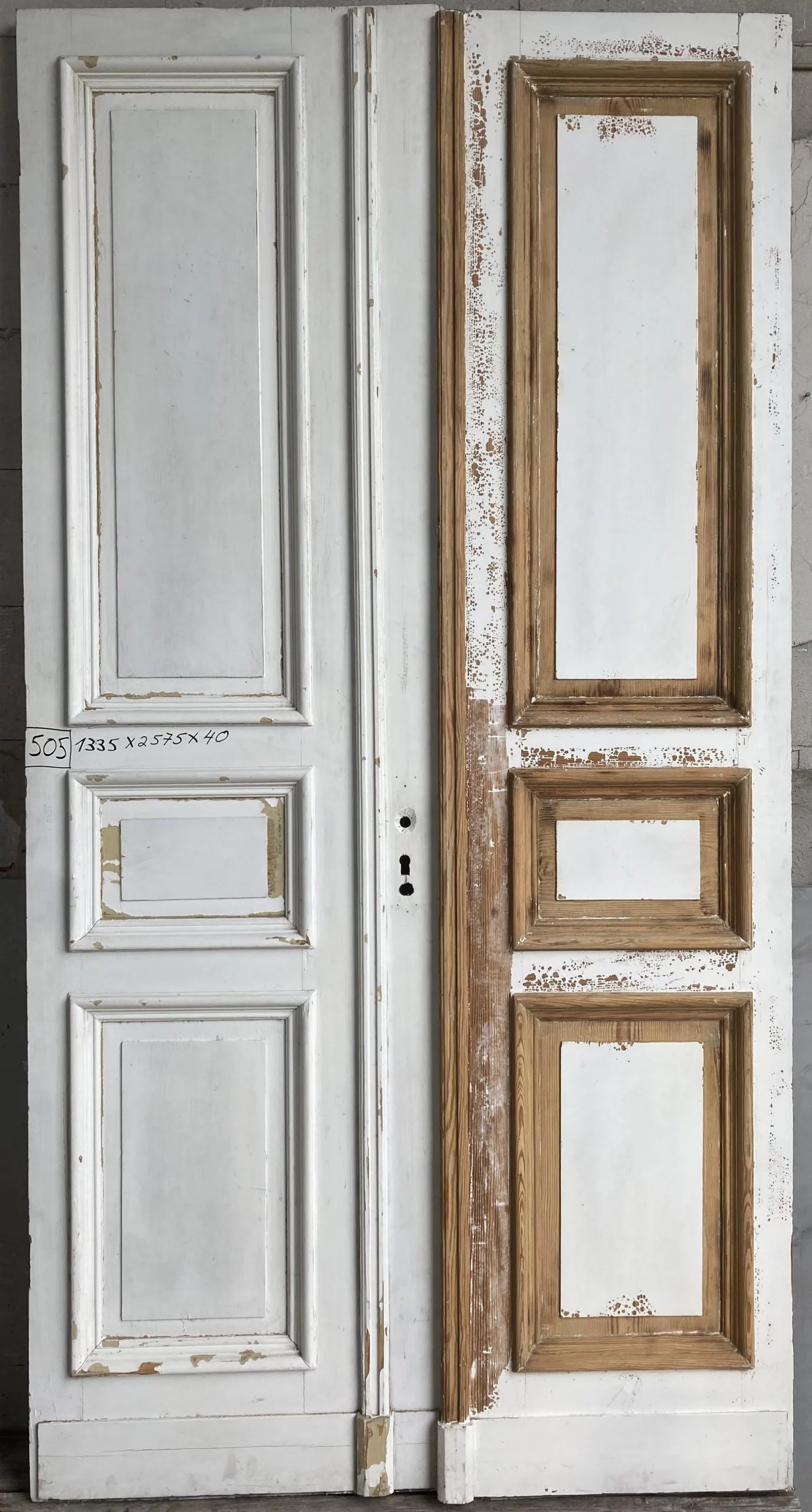 Zweiflügelige Zimmertür Nr. 505 Gründerzeit – Bild 2