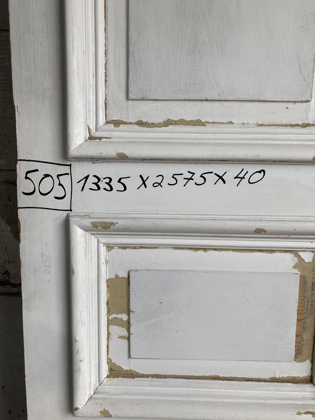 Zweiflügelige Zimmertür Nr. 505 Gründerzeit – Bild 4