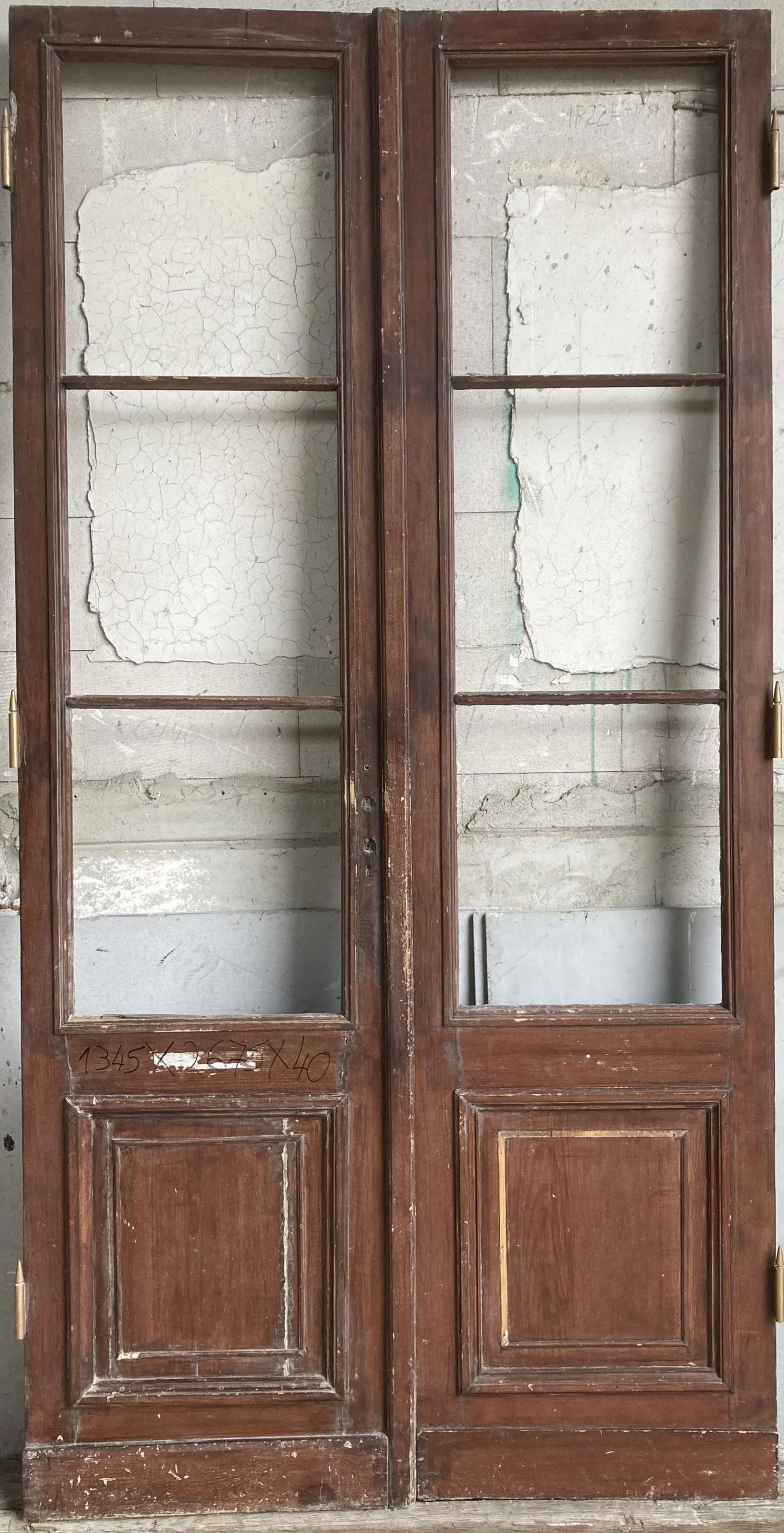 Zweiflügelige Zimmertür Nr. 506 Gründerzeit