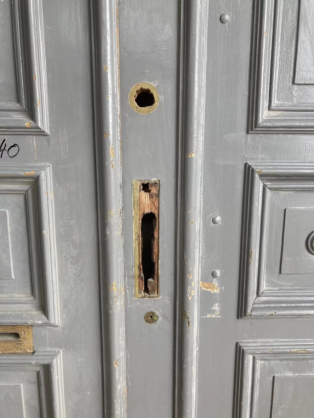 Wohneingangtür Doppelflügel Nr. 513 Gründerzeit – Bild 5