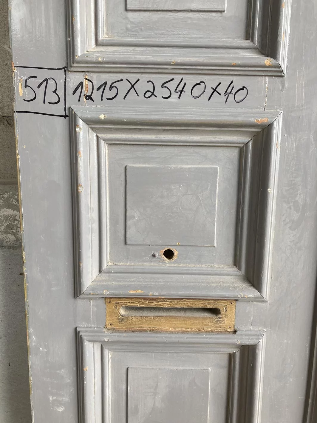 Wohneingangtür Doppelflügel Nr. 513 Gründerzeit – Bild 7