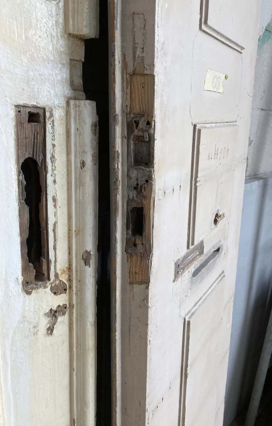 Wohneingangtür Doppelflügel Nr. 513 Gründerzeit – Bild 9