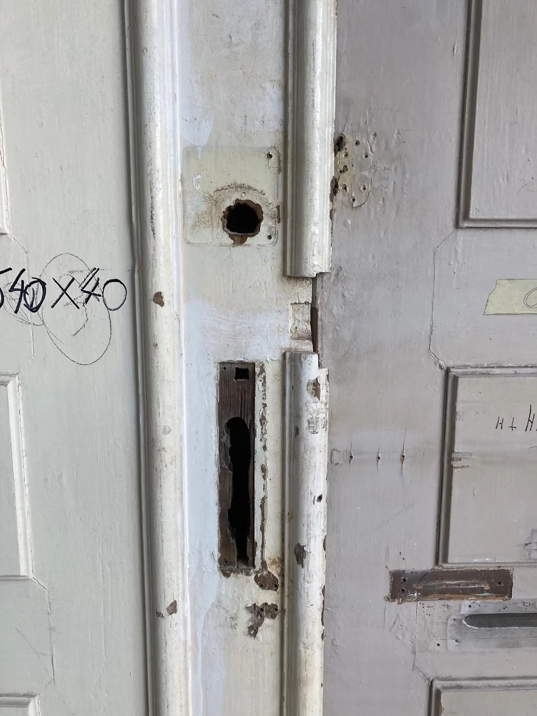 Wohneingangtür Doppelflügel Nr. 513 Gründerzeit – Bild 6