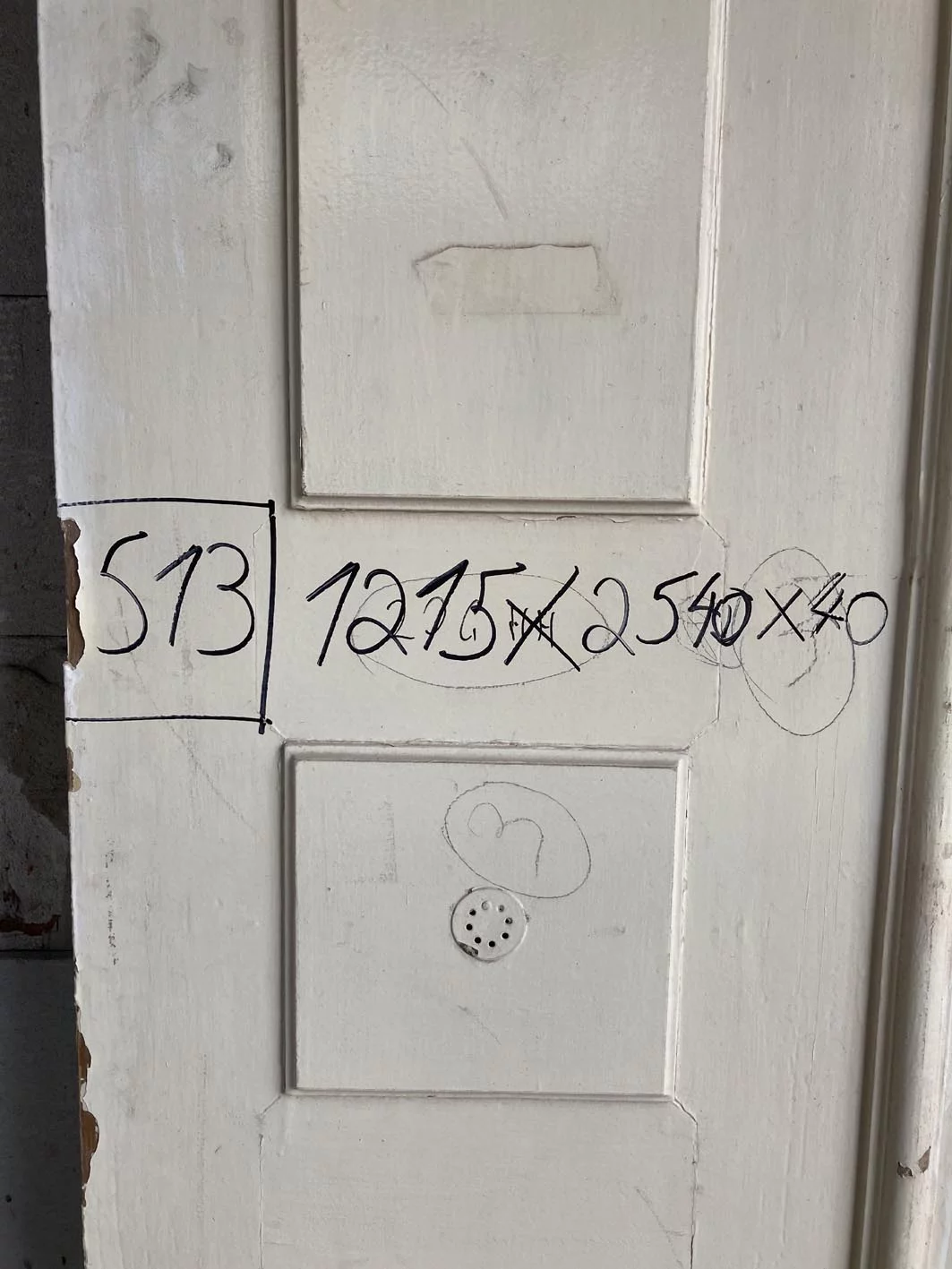 Wohneingangtür Doppelflügel Nr. 513 Gründerzeit – Bild 3