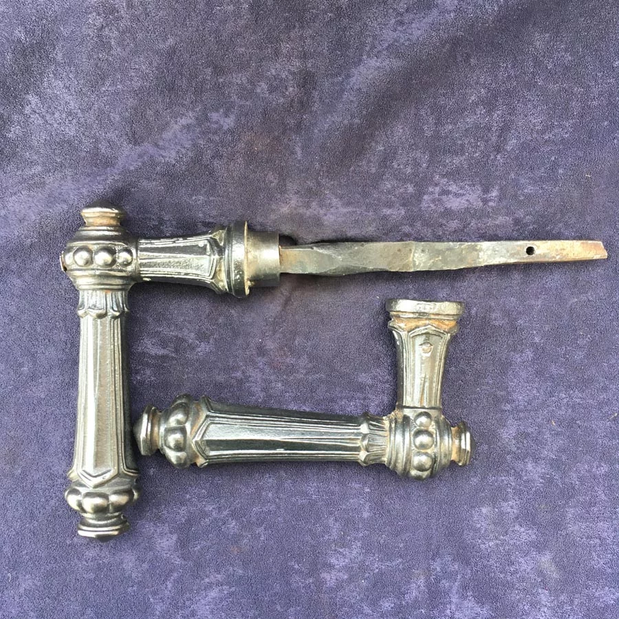 Türklinke für Kastenschloss Nr. 201 Biedermeier ohne Langschild – Bild 4