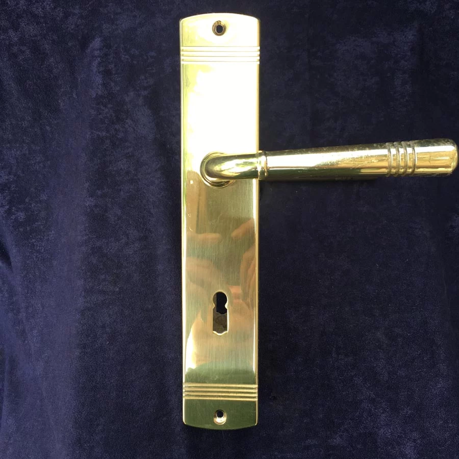 Modern Türdrückergarnitur Messing Nr. 202 – Bild 2