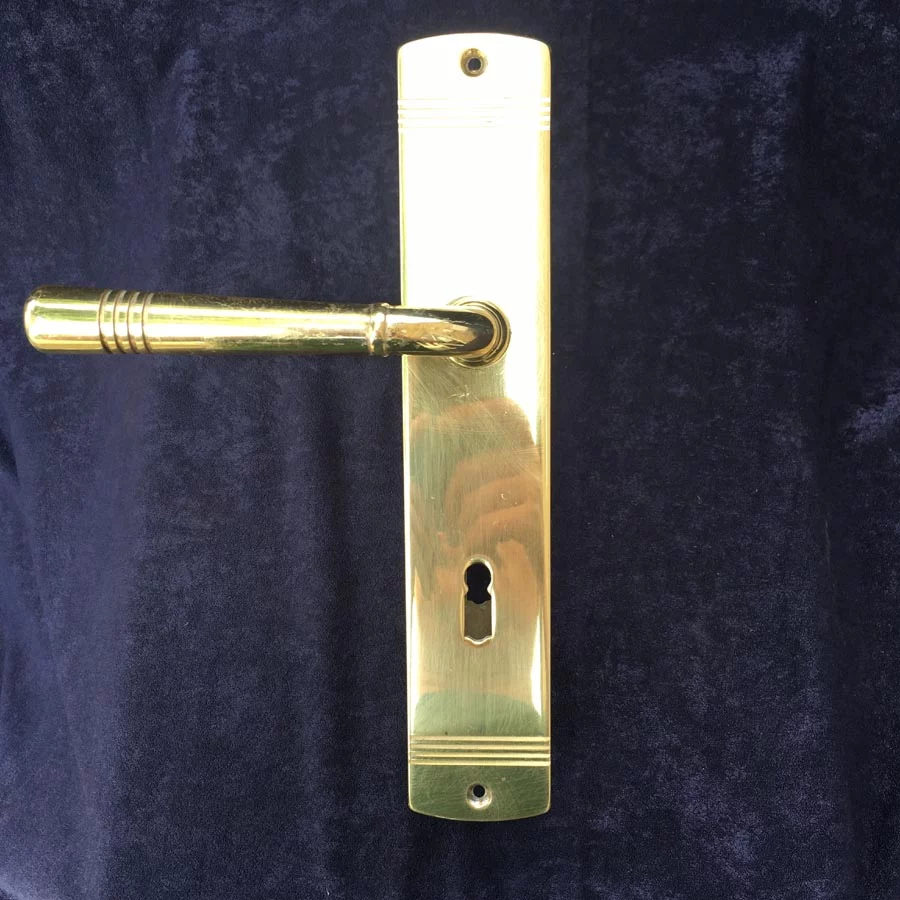 Modern Türdrückergarnitur Messing Nr. 202