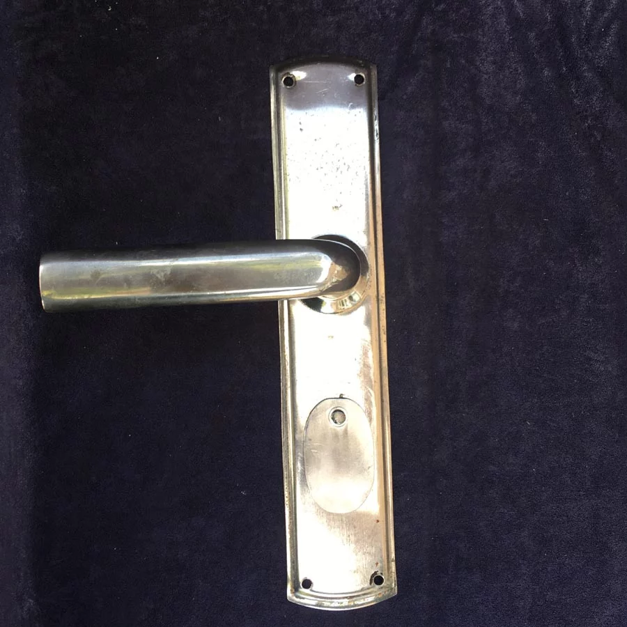 Türdrückergarnitur Nr. 205 Später Bauhaus Chrom