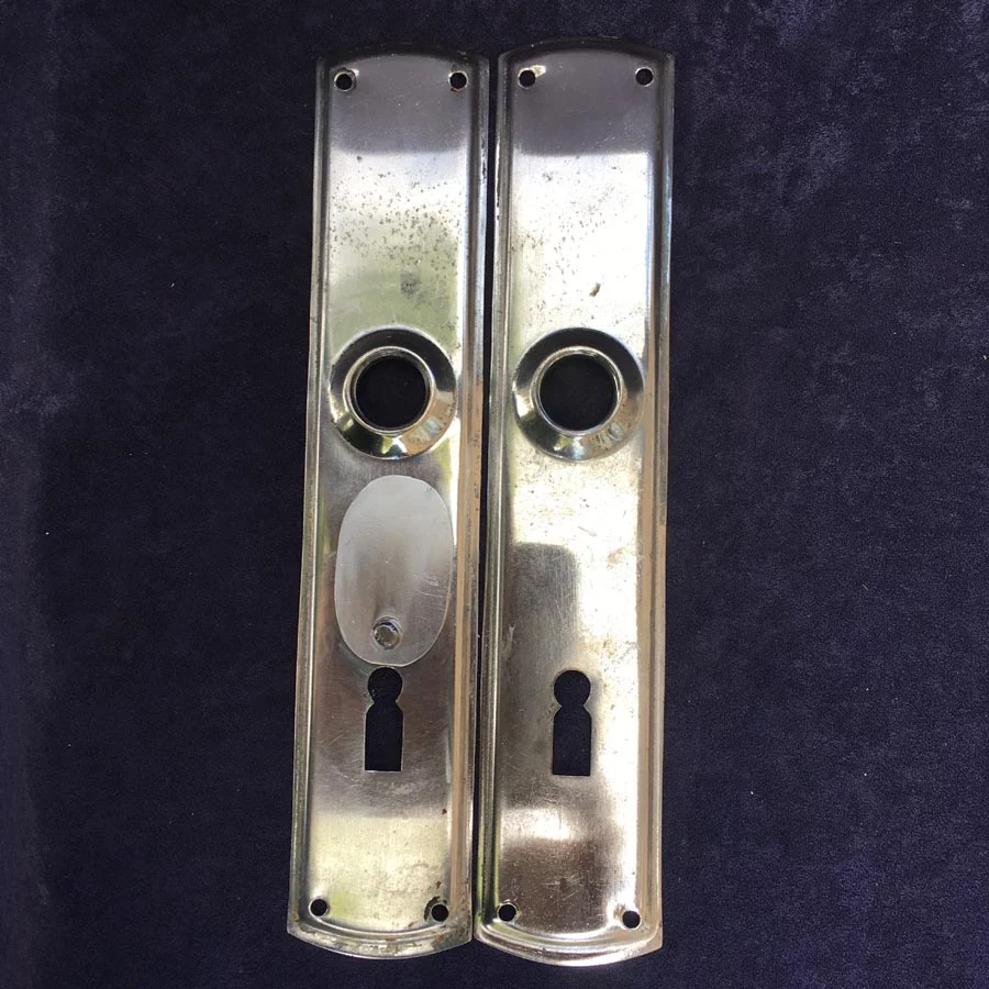 Türdrückergarnitur Nr. 205 Später Bauhaus Chrom – Bild 3