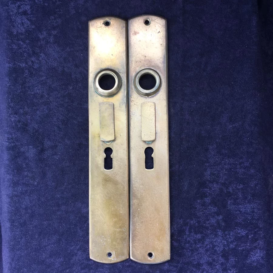 Türdrückergarnitur Nr. 207 Bauhaus Messing – Bild 3