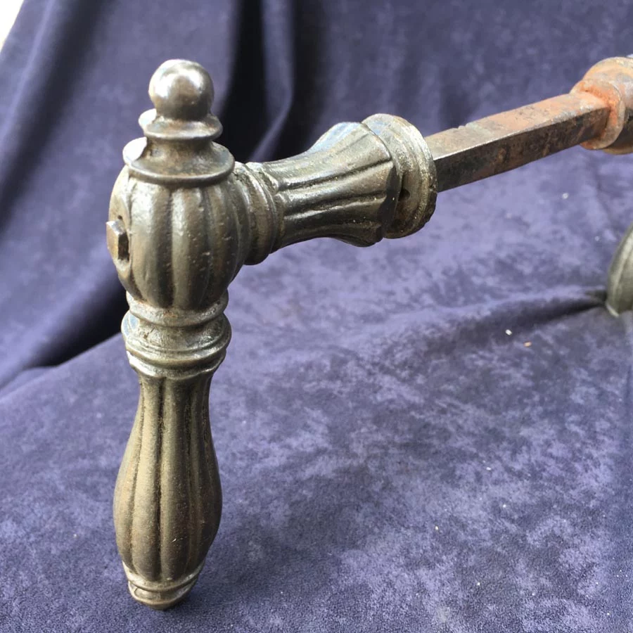 Türklinke für Kastenschloss Nr. 214 Spät Biedermeier ohne Langschild – Bild 4