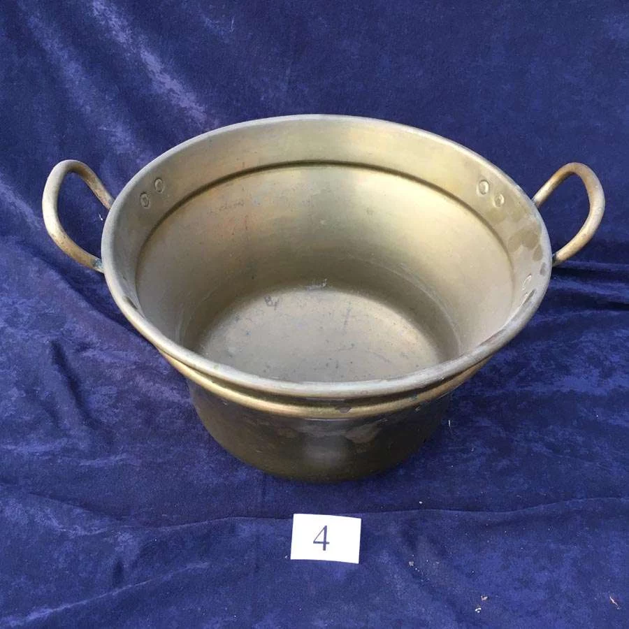 Alte Kupferkessel, Caramel Zuckersirup Topf Nr. 4 – Bild 5