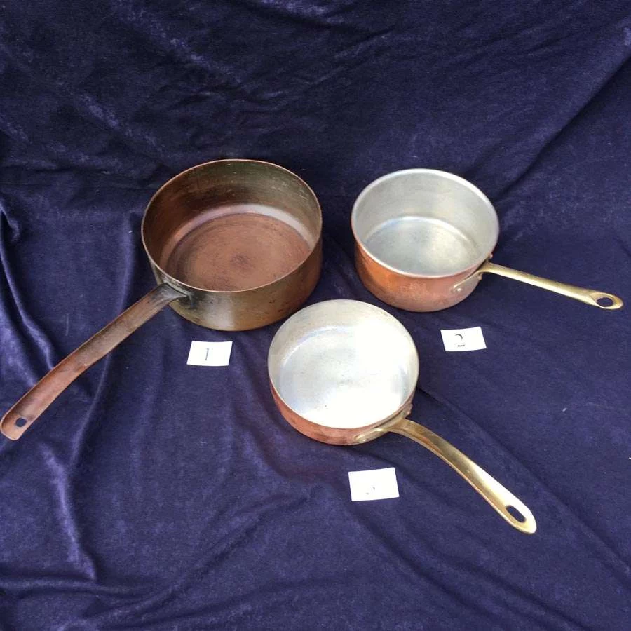 Kupfertopf für Sauce genannt Russe Nr. 10