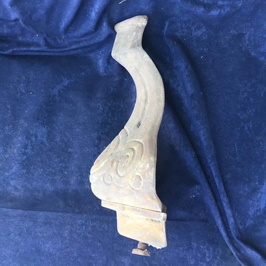 Ofen, Backofen / Küchenofen Füße Nr. 7 Gusseisen Jugendstil – Bild 6