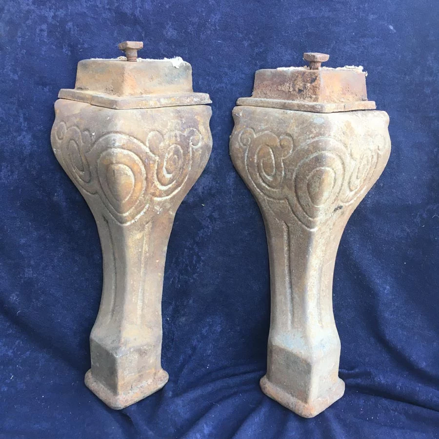 Ofen, Backofen / Küchenofen Füße Nr. 7 Gusseisen Jugendstil