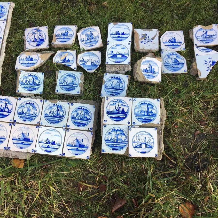 Antike Originale Delfter Holländische Fliese Nr. 03 – Bild 11