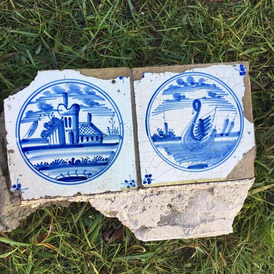 Antike Originale Delfter Holländische Fliese Nr. 03 – Bild 12