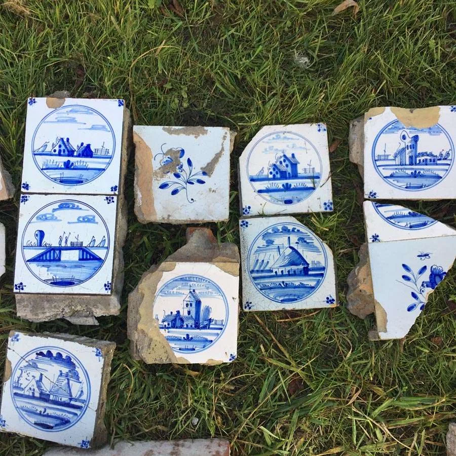 Antike Originale Delfter Holländische Fliese Nr. 03 – Bild 13