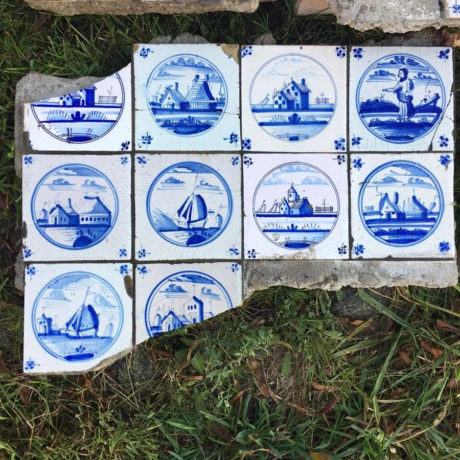Antike Originale Delfter Holländische Fliese Nr. 03 – Bild 8