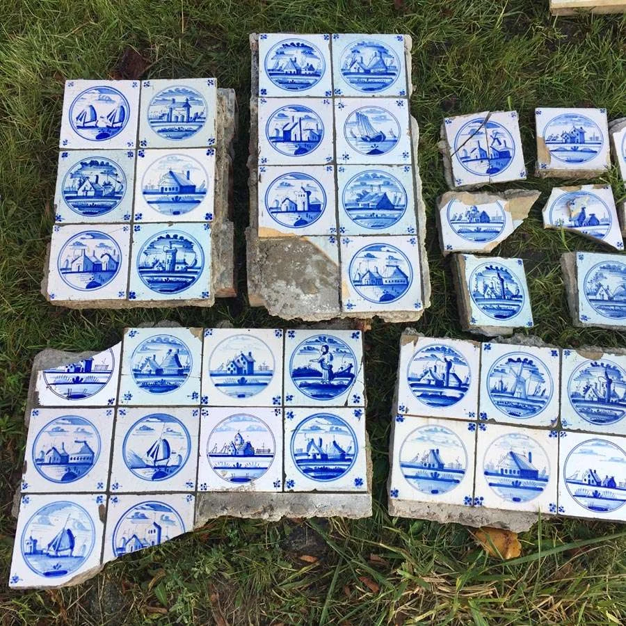 Antike Originale Delfter Holländische Fliese Nr. 03 – Bild 10