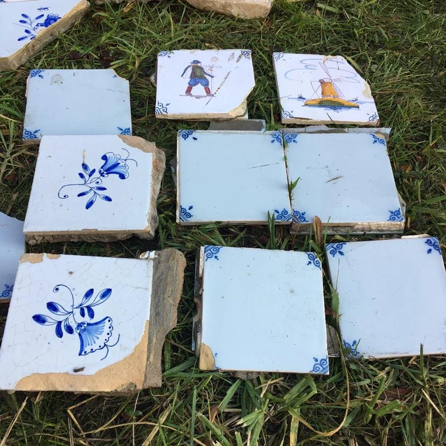 Antike Delfter Holländische Fliese Nr. 04 – Bild 2