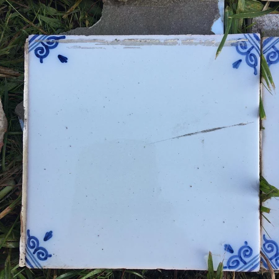Antike Delfter Holländische Fliese Nr. 04 – Bild 3