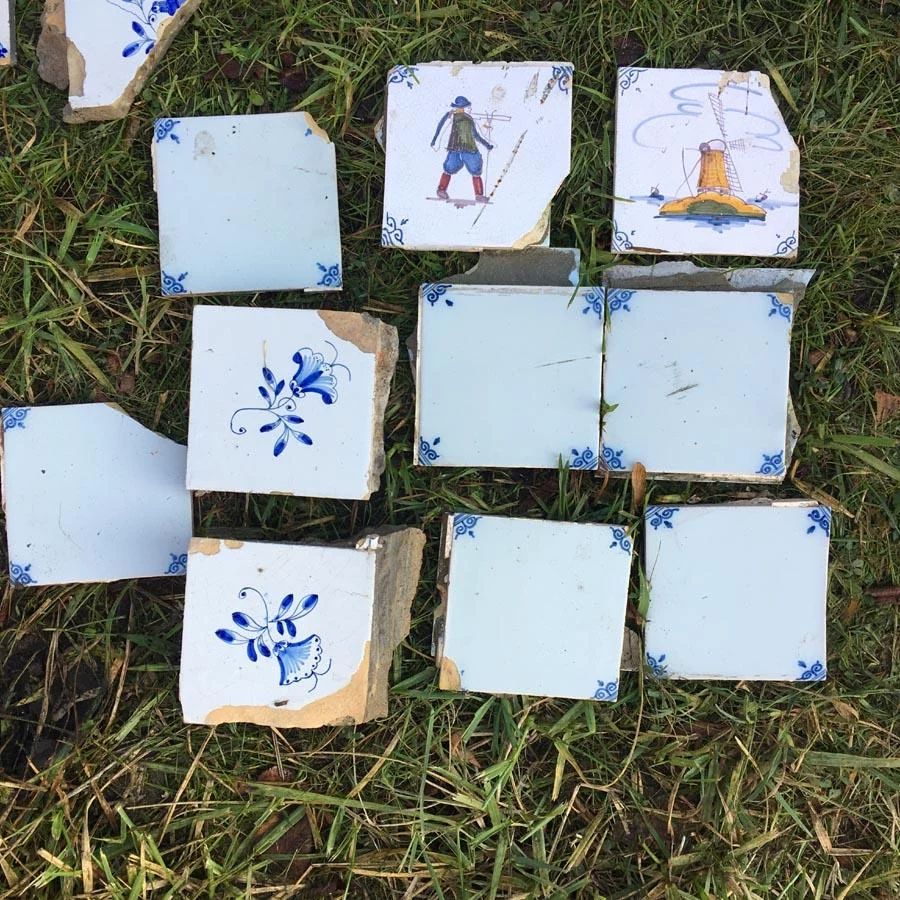 Antike Delfter Holländische Fliese Nr. 04