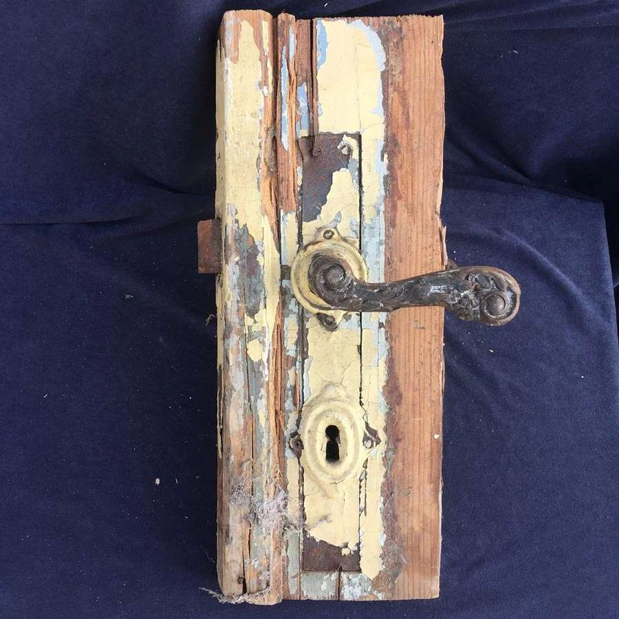 Kastenschloss Messingdrücker Nr. 31 Gründerzeit