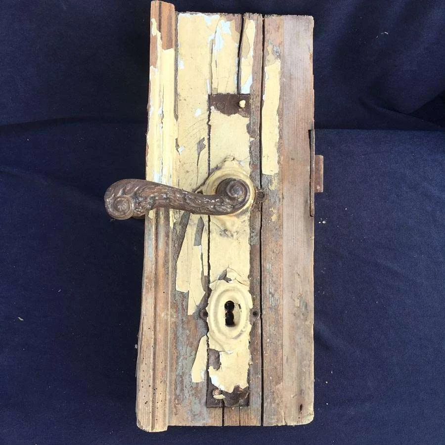 Kastenschloss Messingdrücker Nr. 31 Gründerzeit – Bild 2