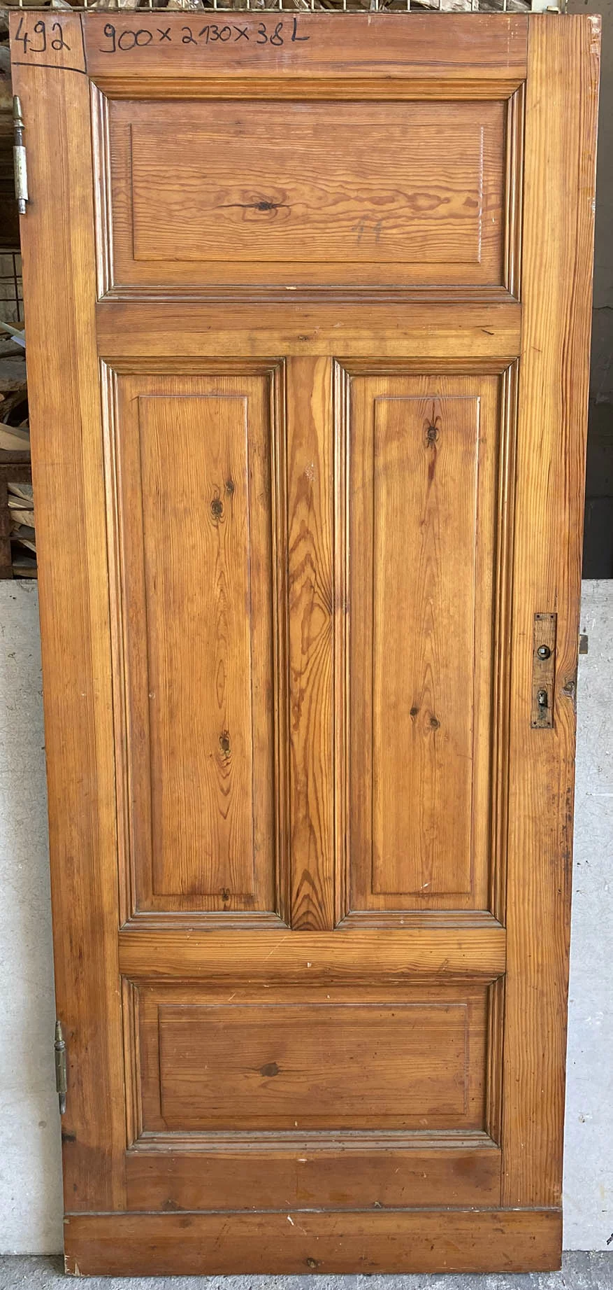 Zimmertür Nr. 492 Gründerzeit mit 4 Kassetten
