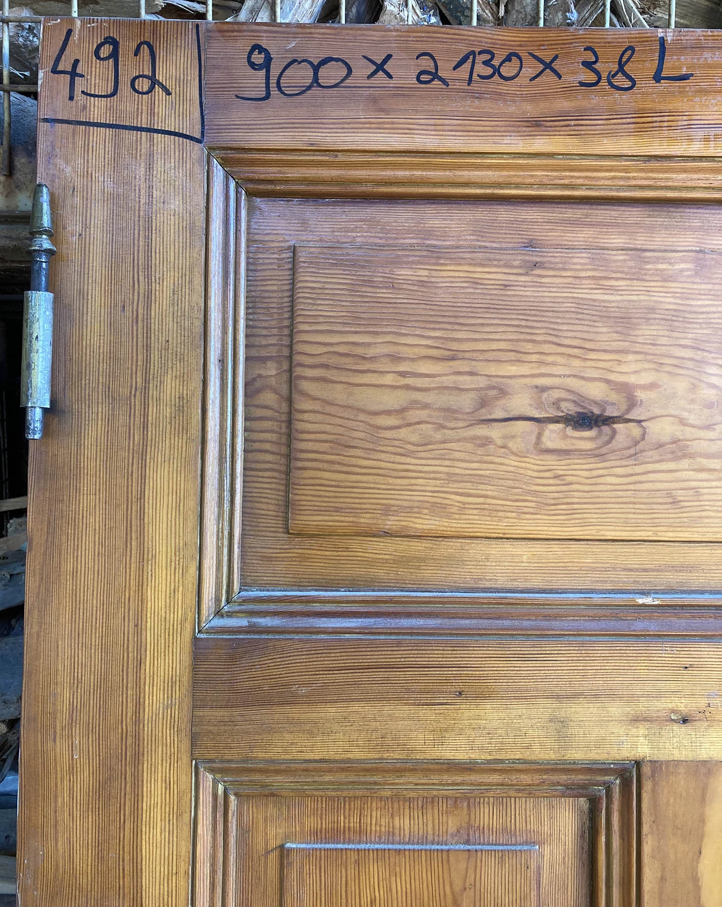 Zimmertür Nr. 492 Gründerzeit mit 4 Kassetten – Bild 3