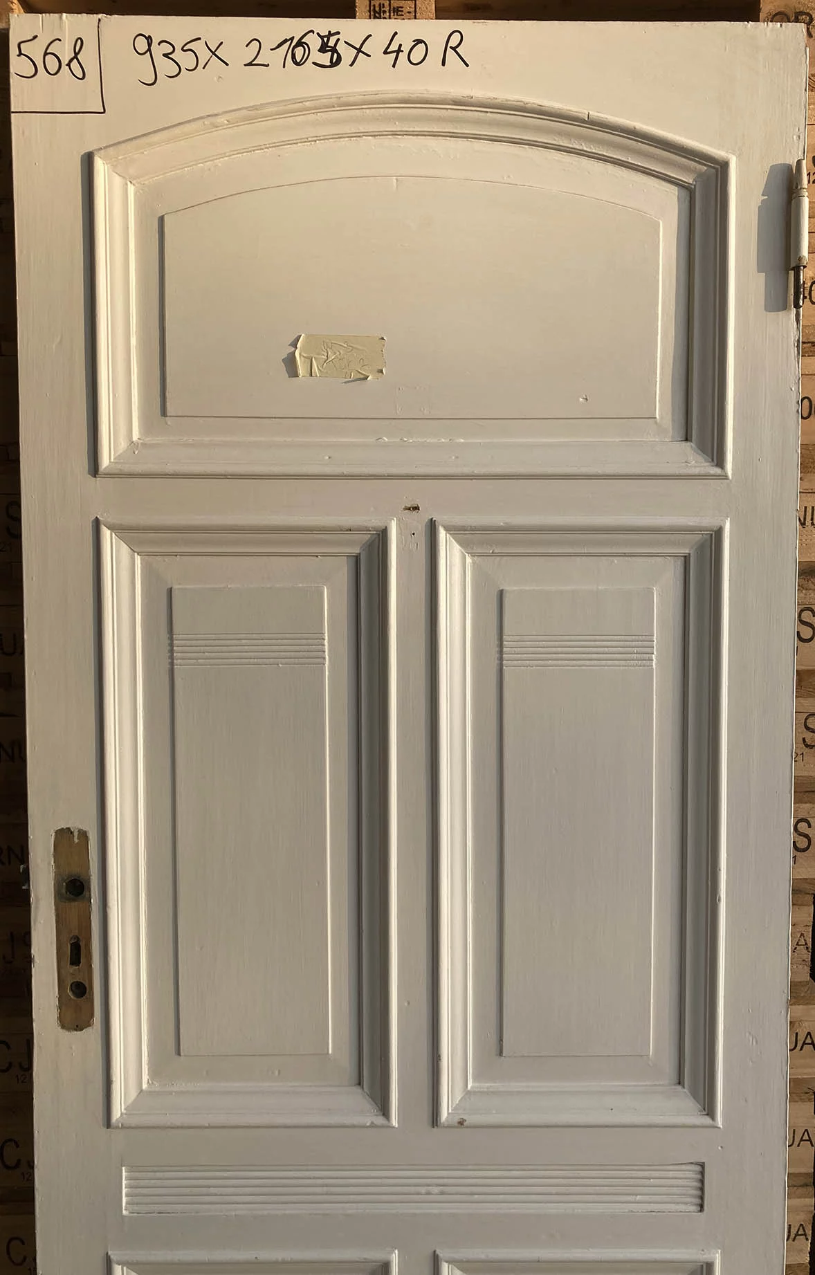 Zimmertür Nr. 568 Jugendstil mit 5 Kassetten – Bild 4