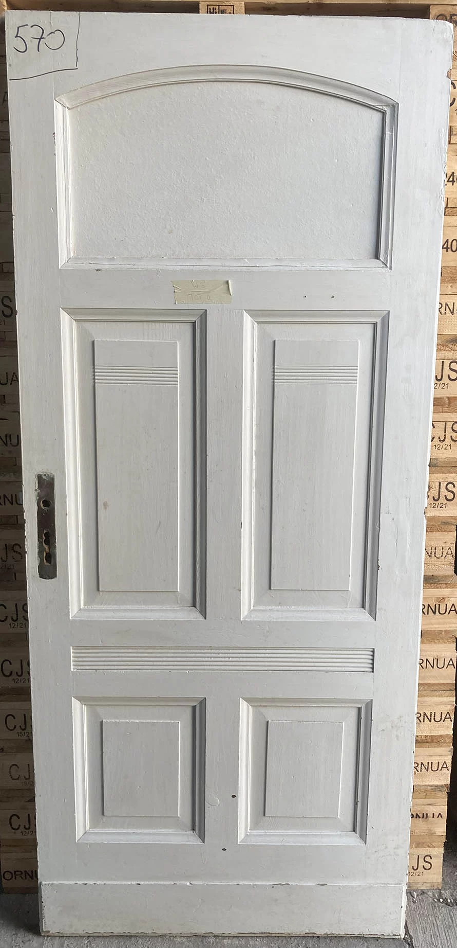 Zimmertür Nr. 570 Jugendstil mit 5 Kassetten – Bild 5