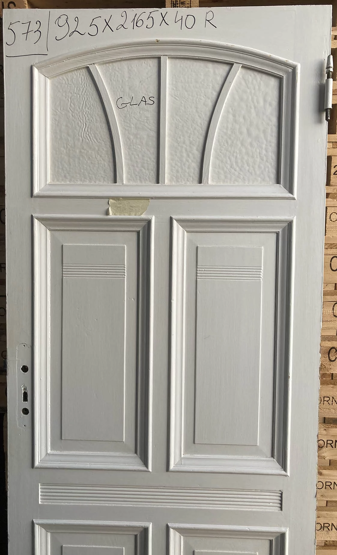 Zimmertür Nr. 573 Jugendstil mit 5 Kassetten – Bild 4