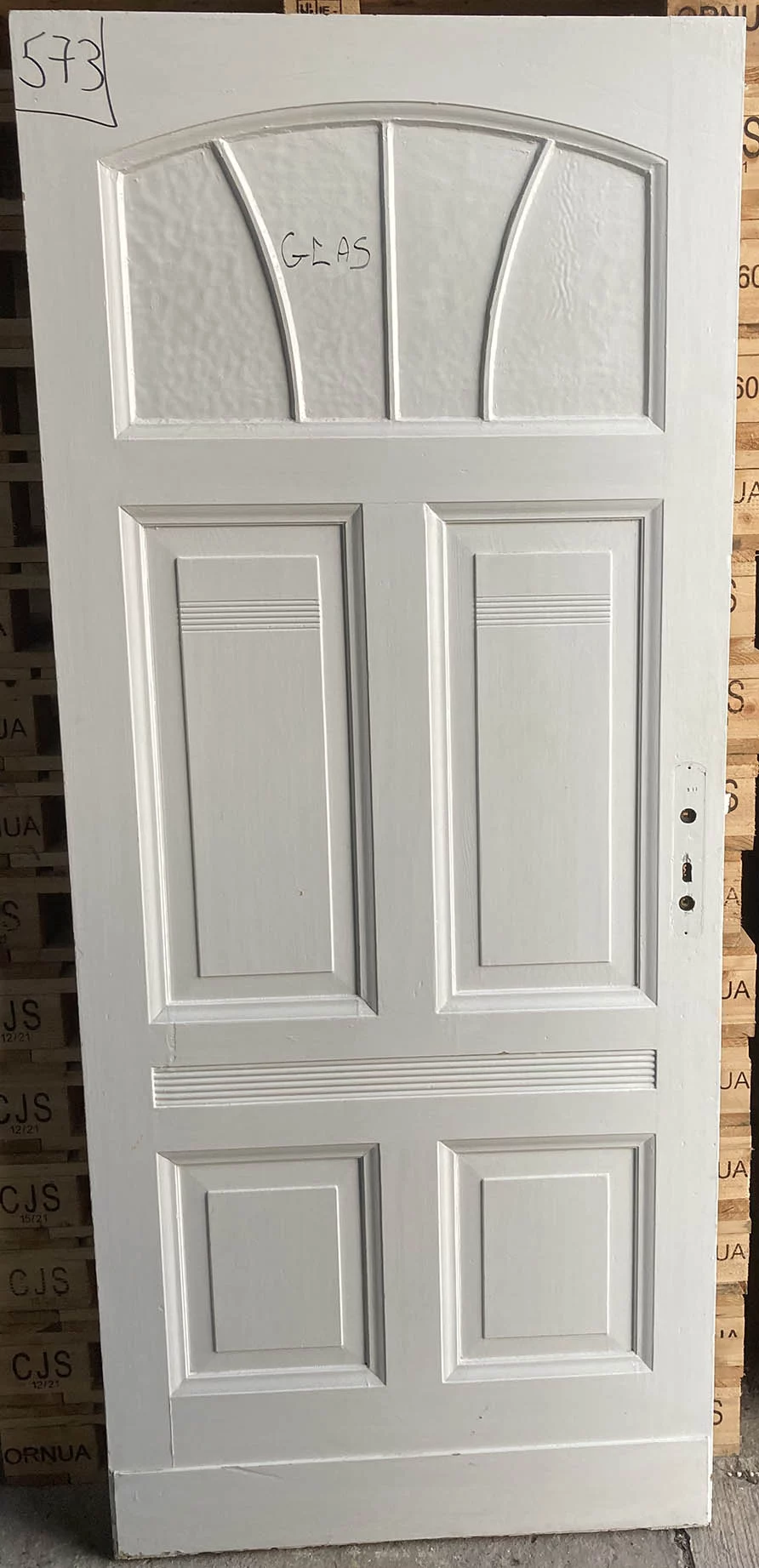 Zimmertür Nr. 573 Jugendstil mit 5 Kassetten – Bild 5