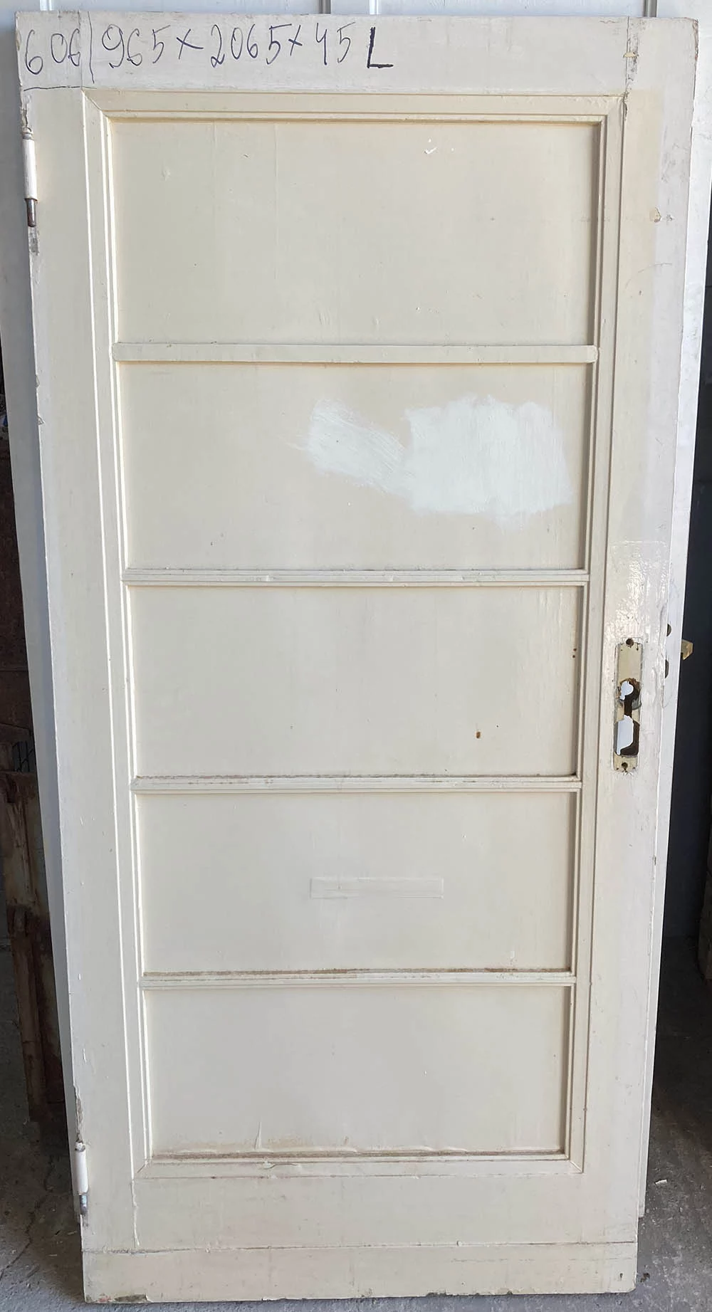 Zimmertür Nr. 606 Bauhaus mit 5 Kassetten