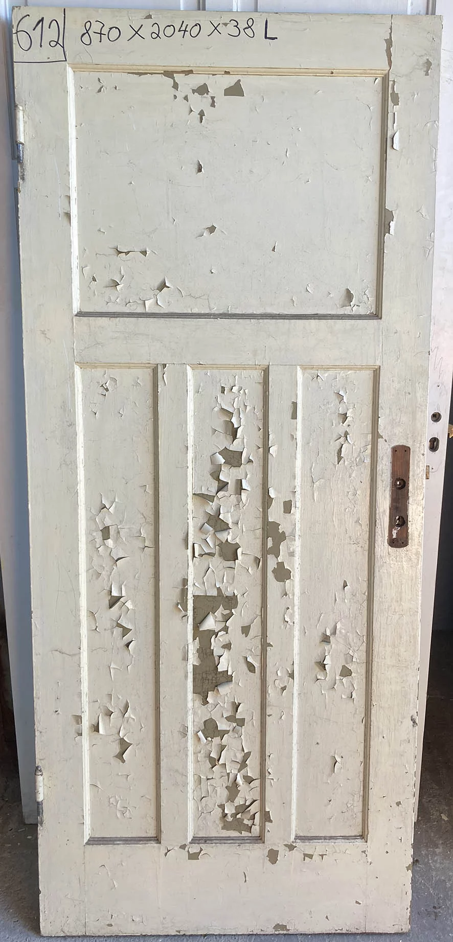 Zimmertür Nr. 612 Jugendstil mit 4 Kassetten