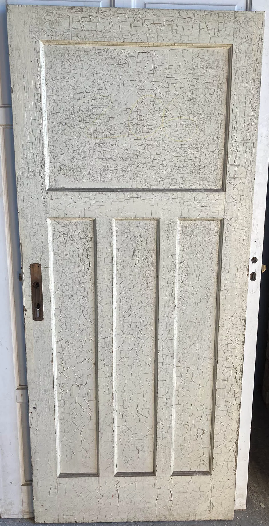 Zimmertür Nr. 612 Jugendstil mit 4 Kassetten – Bild 2