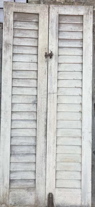 Fensterladen, Raumteiler, Klapladen aus Holz – Bild 2