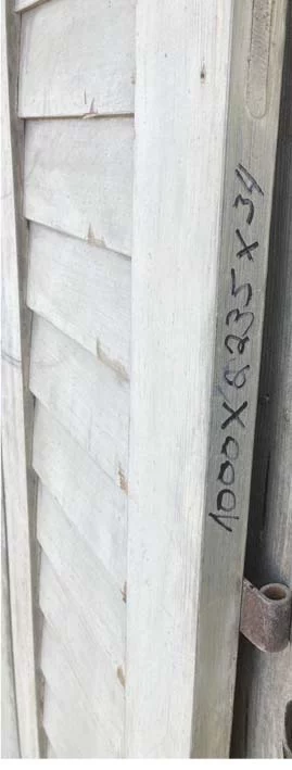 Fensterladen, Raumteiler, Klapladen aus Holz – Bild 3